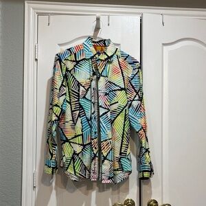 Robert Graham Exclusive Colorful Abstract Pattern Shirt